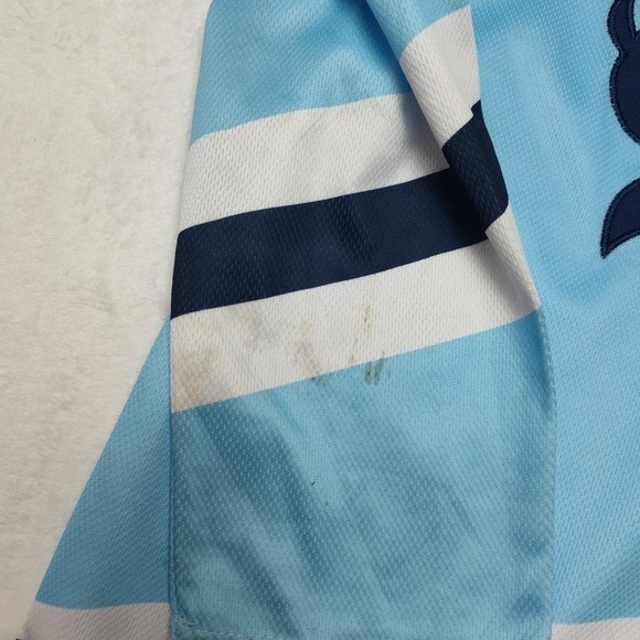 Chicago White Sox Shirt Mens Medium Blue White MLB Baseball Lace Up Jersey - Picture 5 of 10